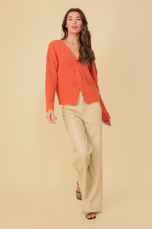 Dusty Coral V-Neck