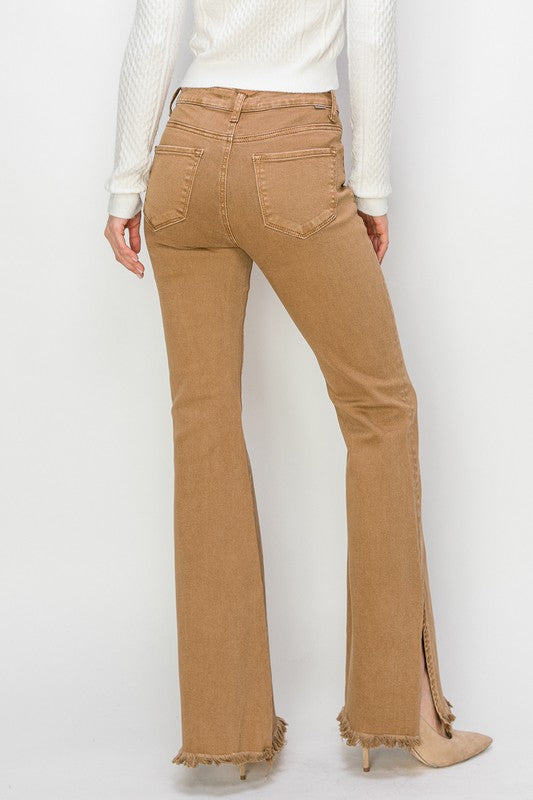 Cocoa Risen Slit Flares
