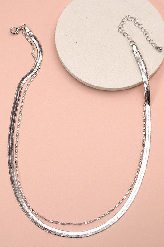 Double Snake and Largo Necklace