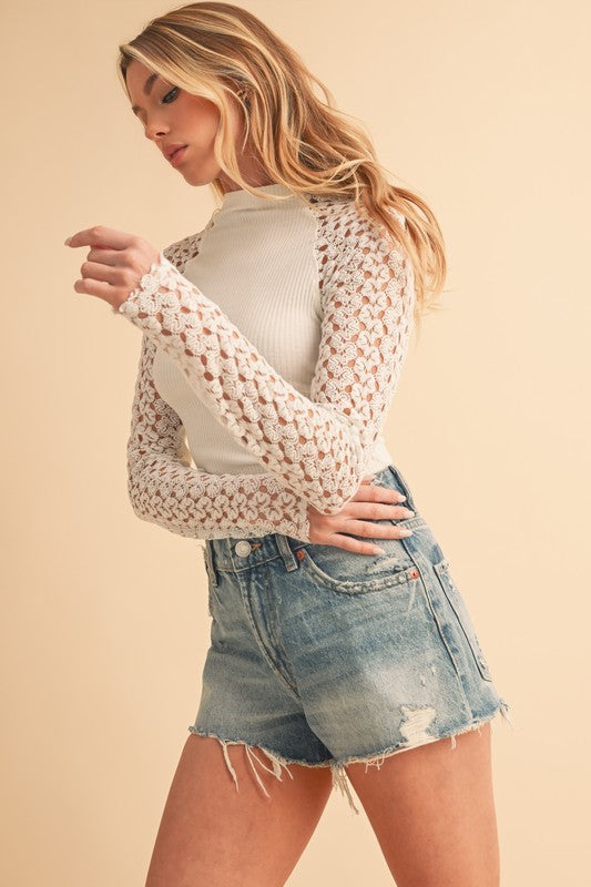 White Suri Top