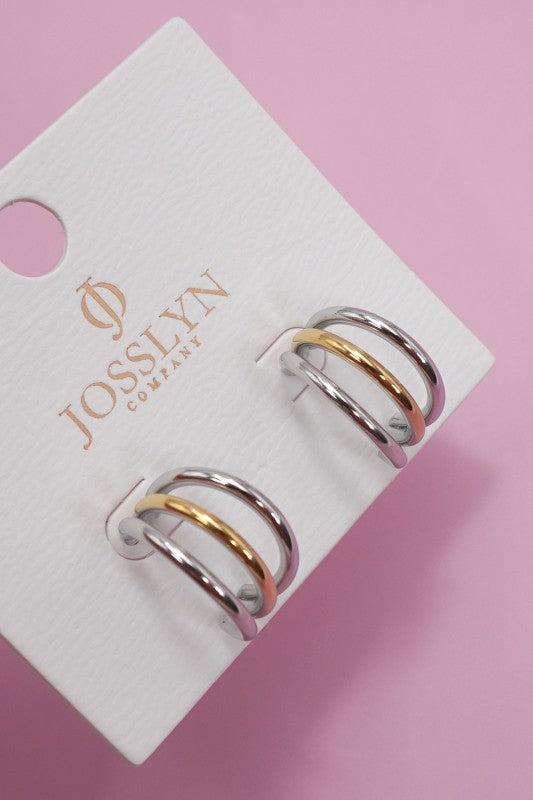 Two Tone Hoops
