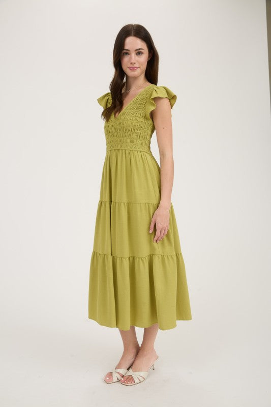 Kiwi Smocked Dress