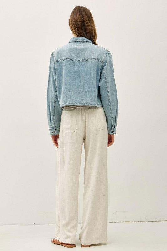 Lt Wash Denim Jacket