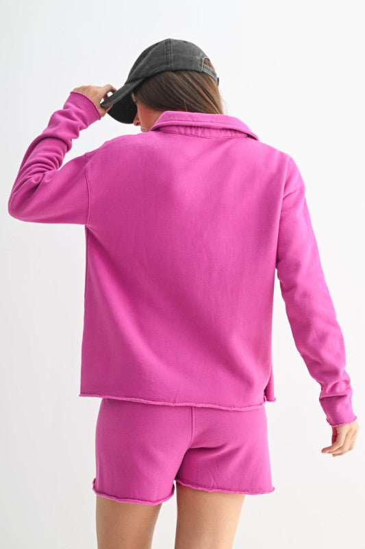 New Orchid V Pullover