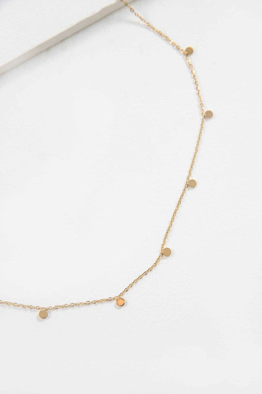 A Dot Charm Necklace