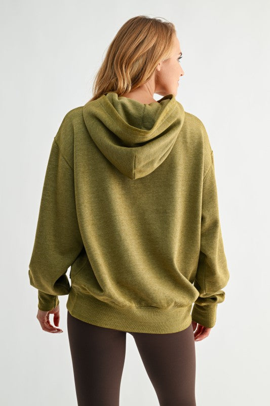 Burnt Amber/Camo Green Hoodie
