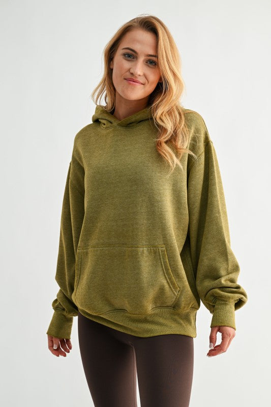 Burnt Amber/Camo Green Hoodie
