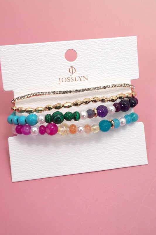 Multicolored Beaded Bracelet