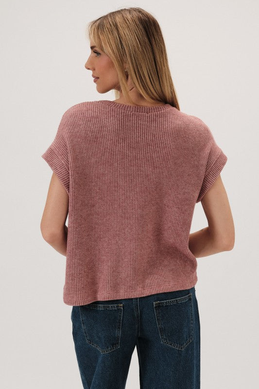 Marsala Pocket Top