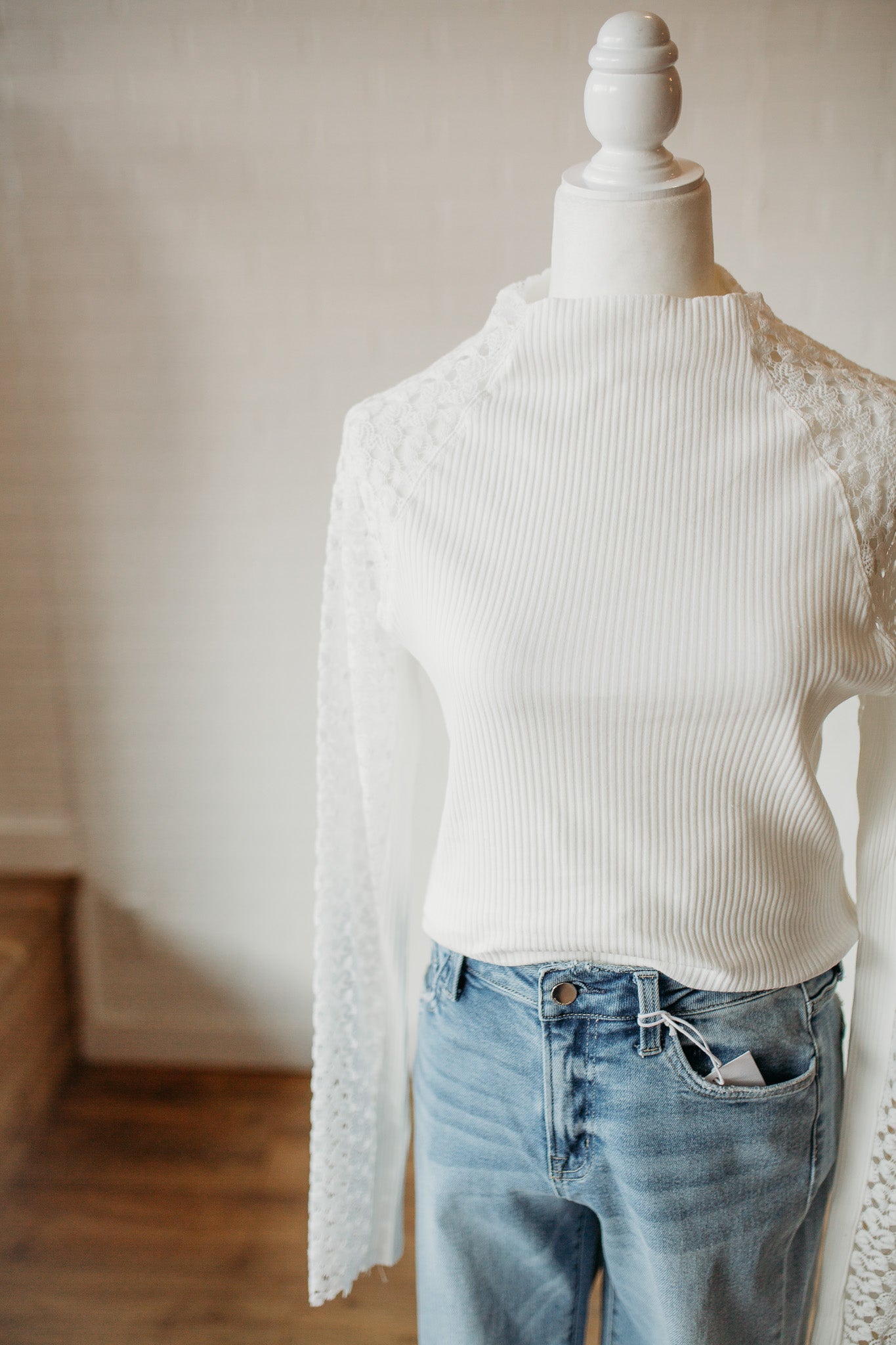 White Suri Top