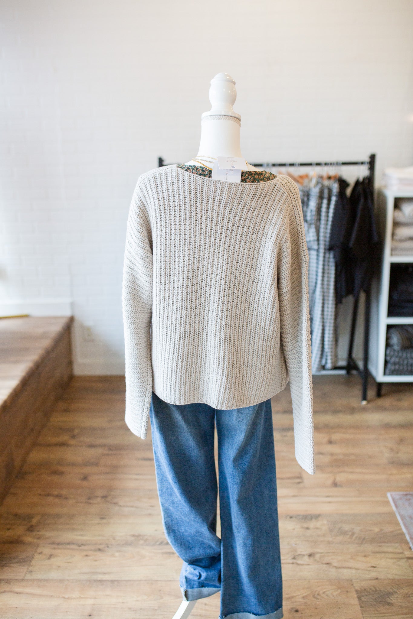 Oatmeal Button Front Cardi