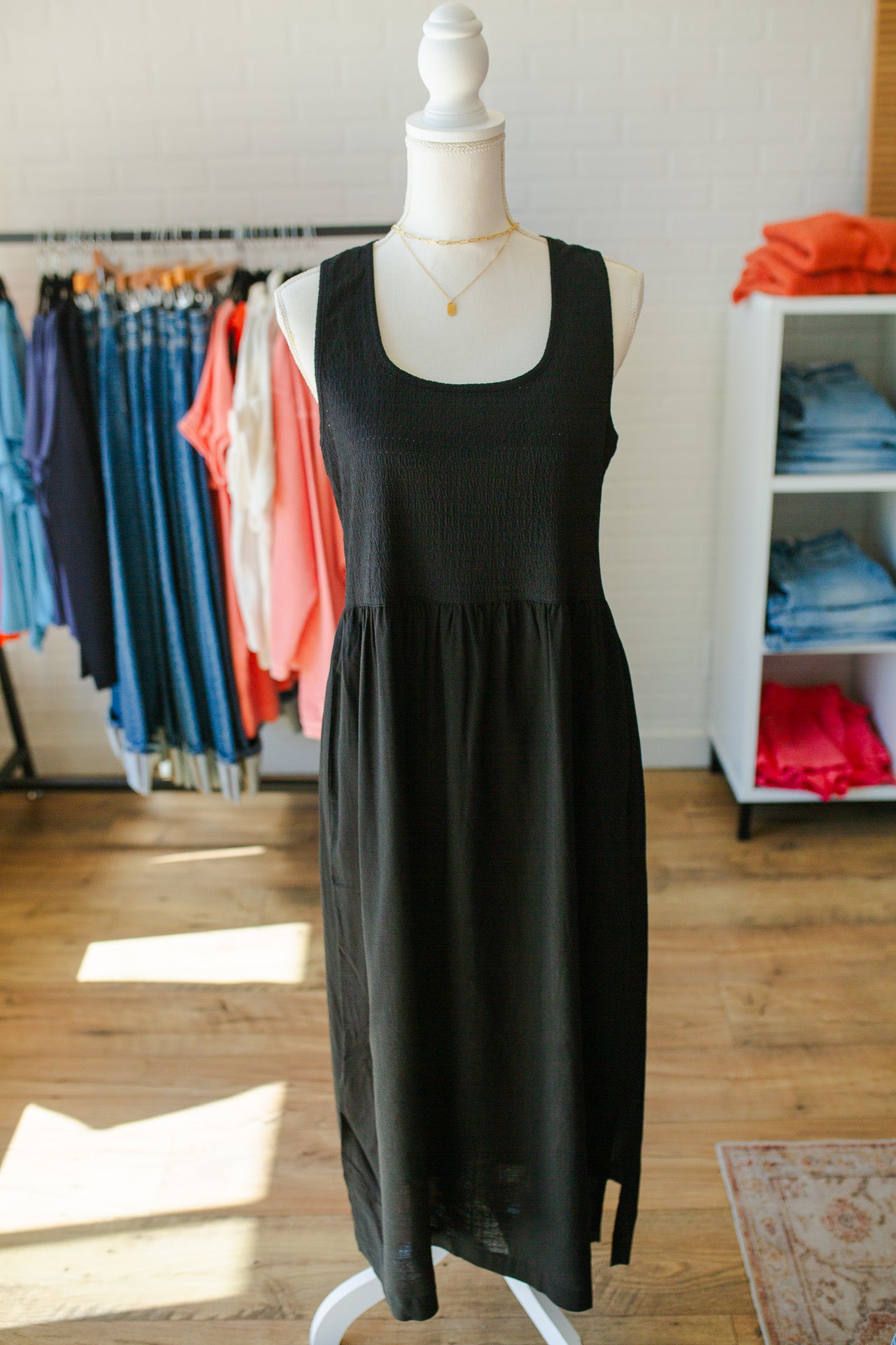 Black Tank Midi Dress