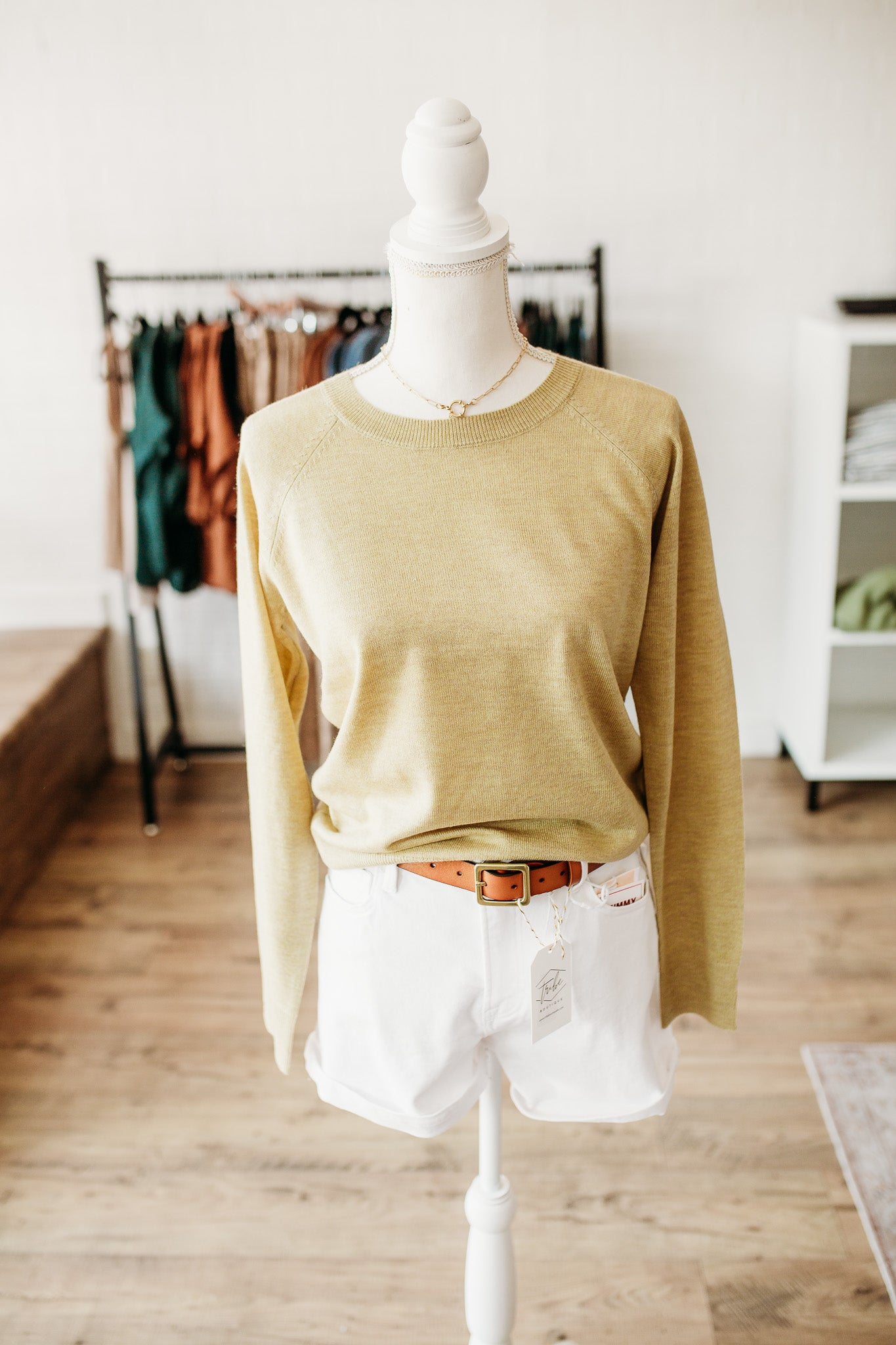Shortbread Raglan Sweater