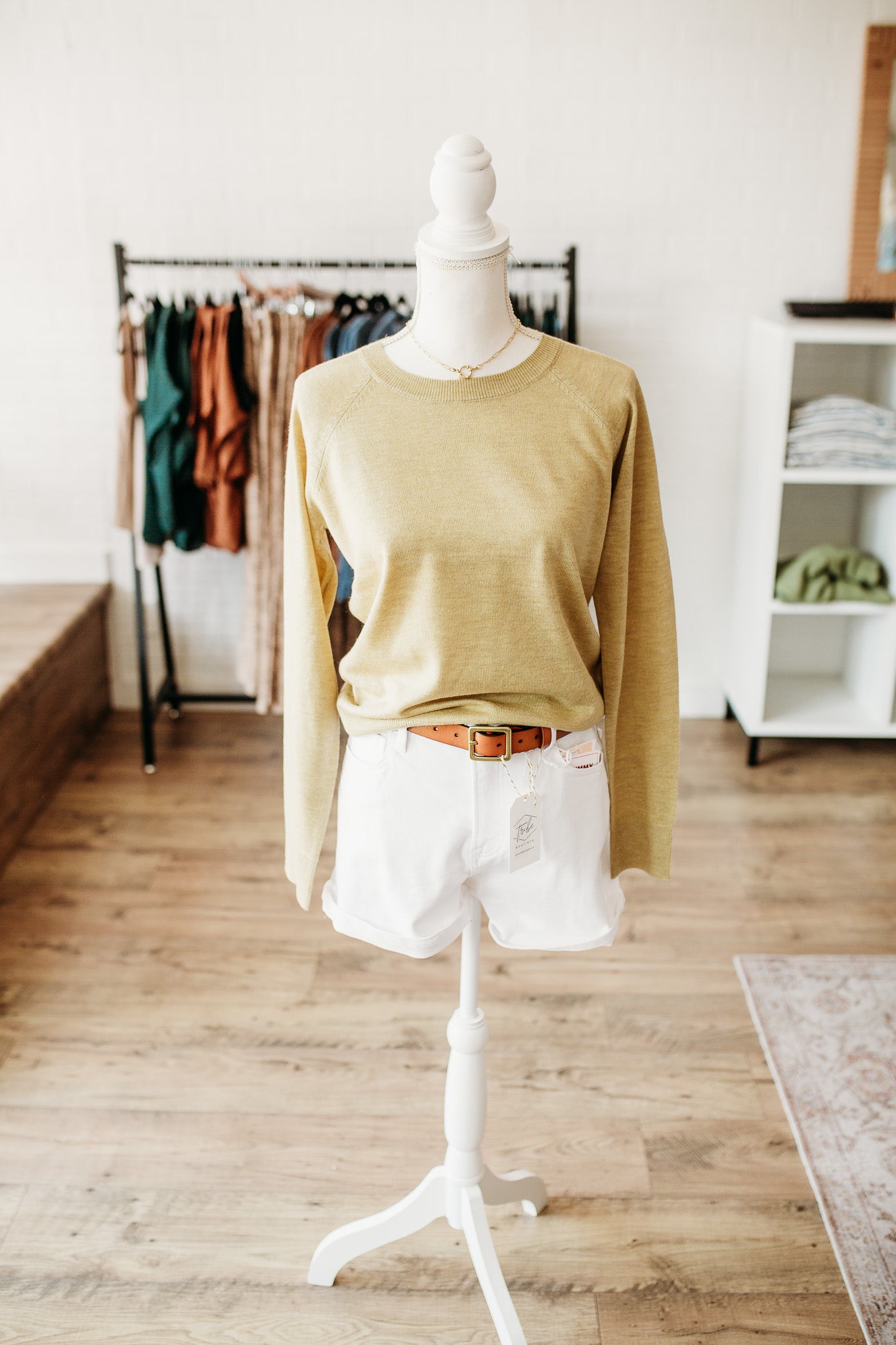 Shortbread Raglan Sweater