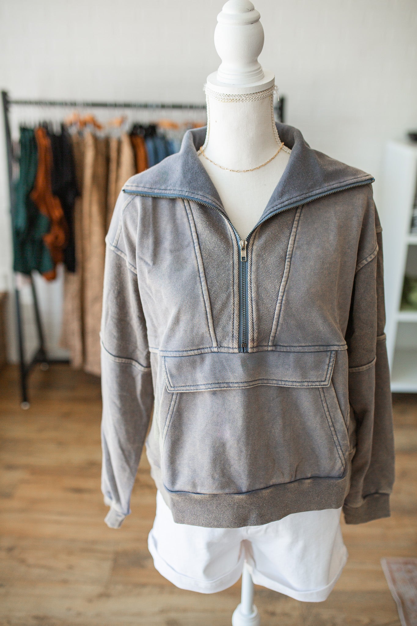 Steel French Terry Sweatshirt