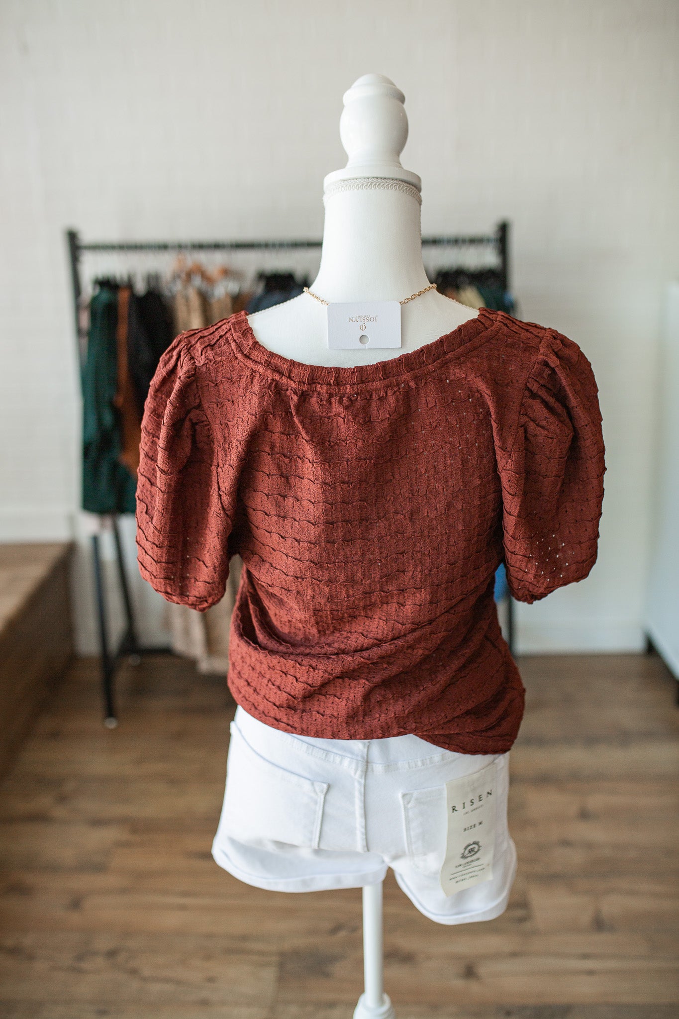 Sienna Wave Textured Top