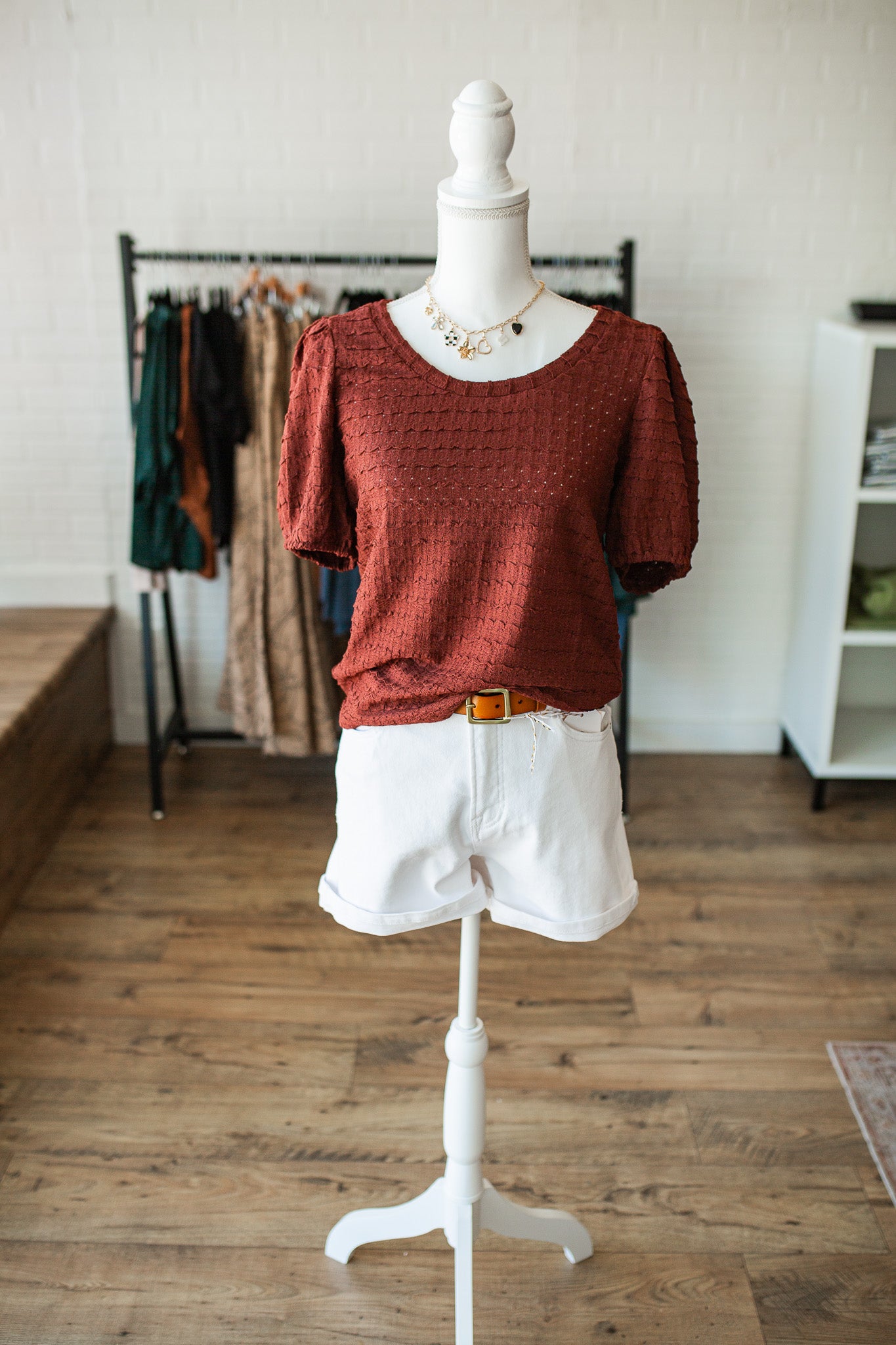Sienna Wave Textured Top