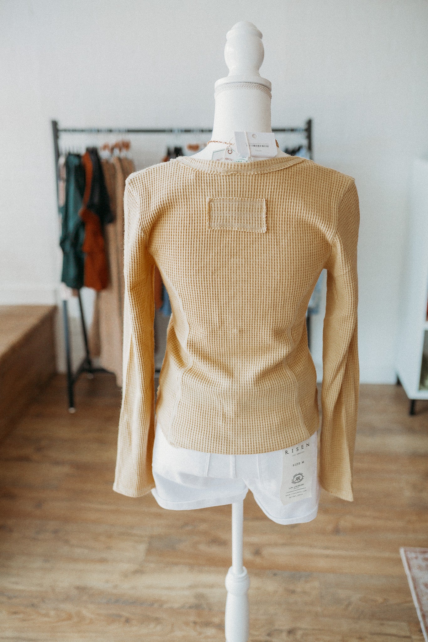 Yellow Button Down Top