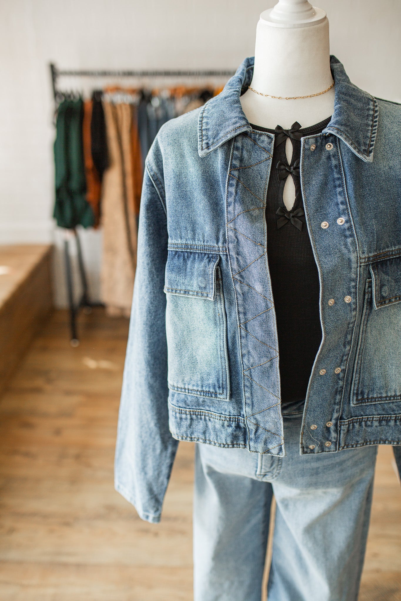 Camille Medium Wash Jacket
