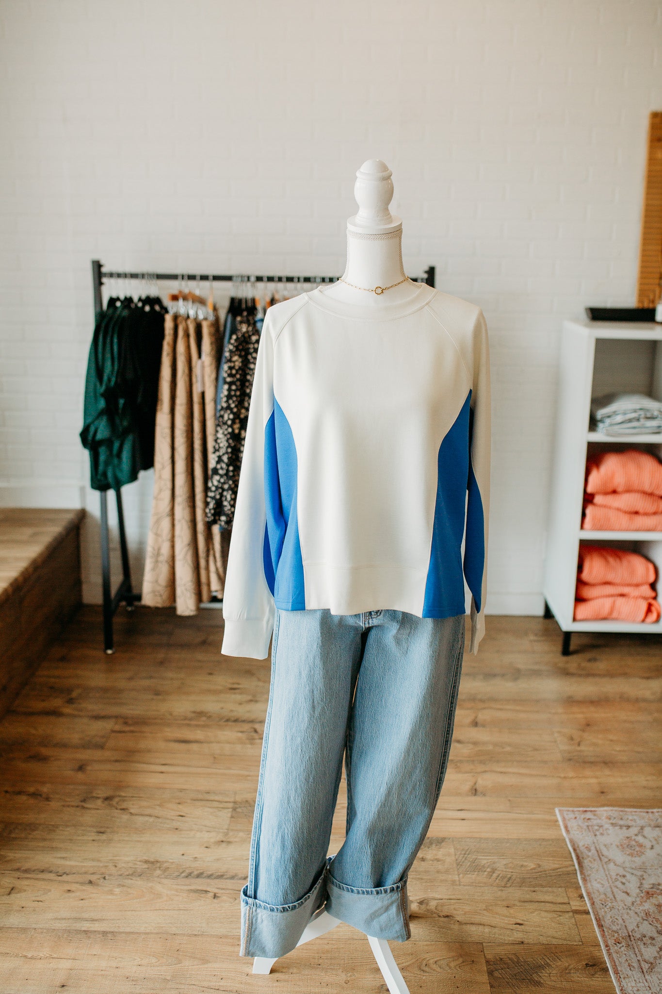 Royal Blue Color Block