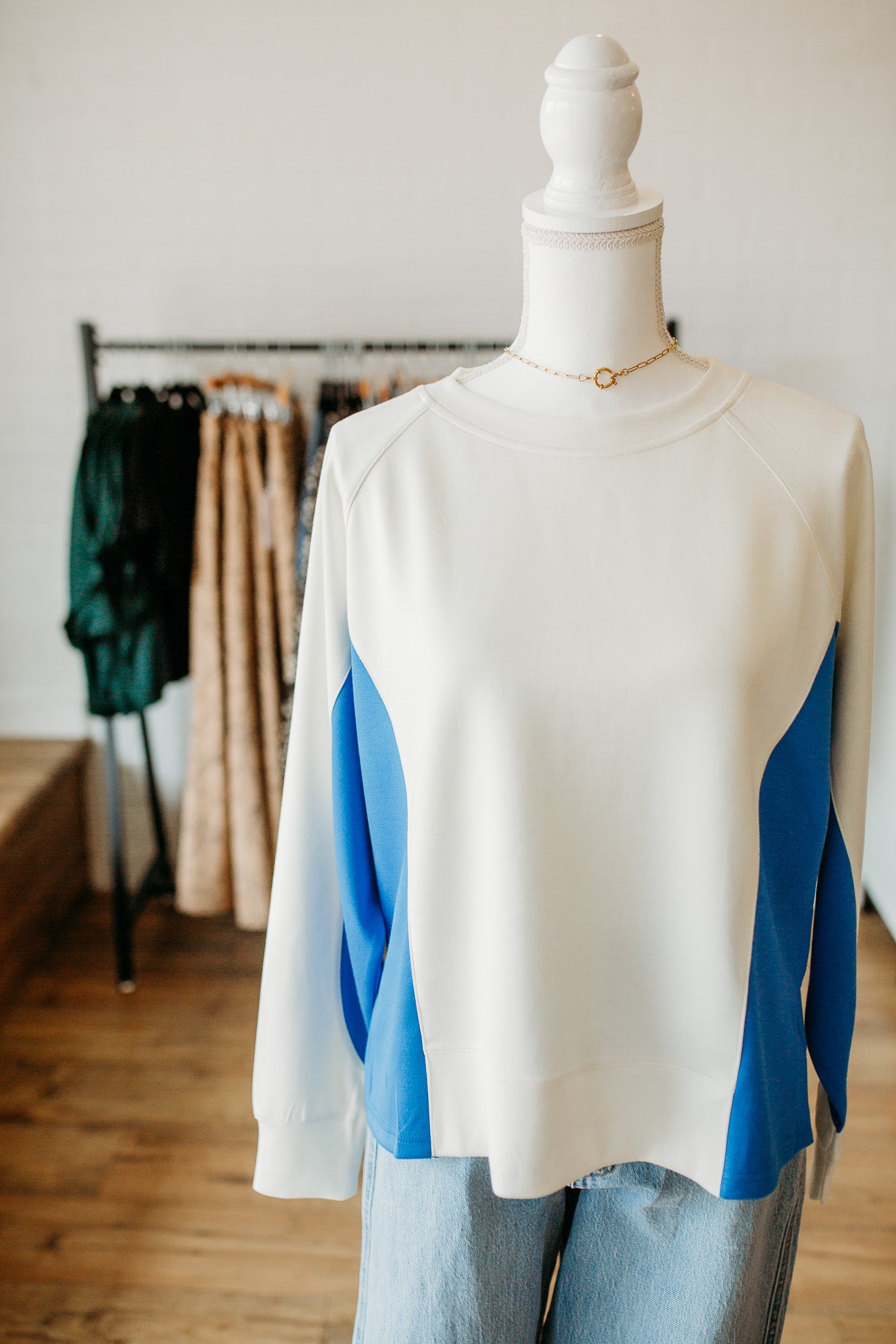 Royal Blue Color Block