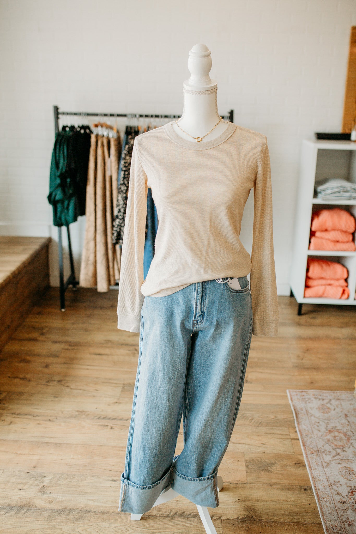 Oatmeal Stitched Thermal