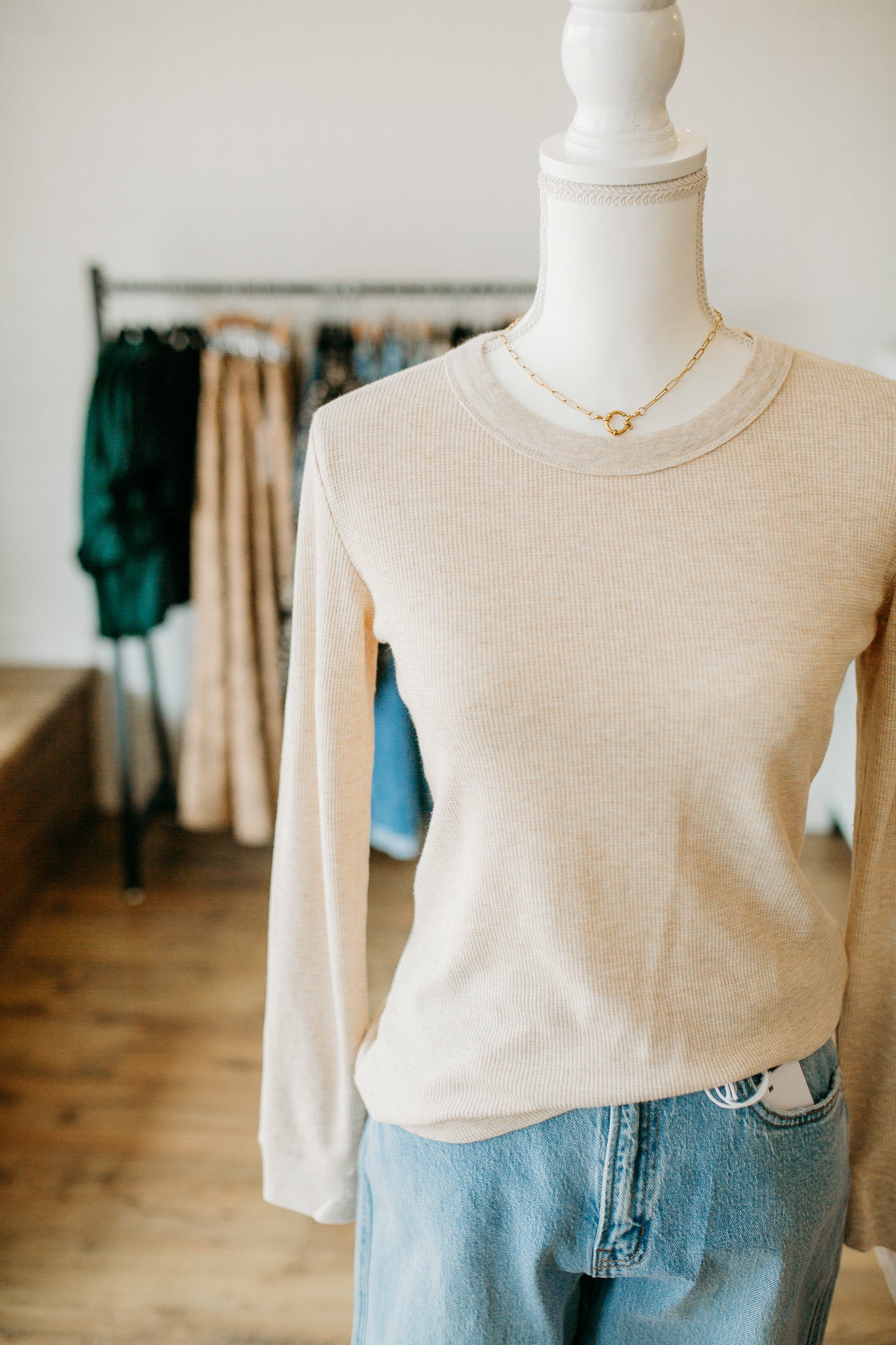 Oatmeal Stitched Thermal