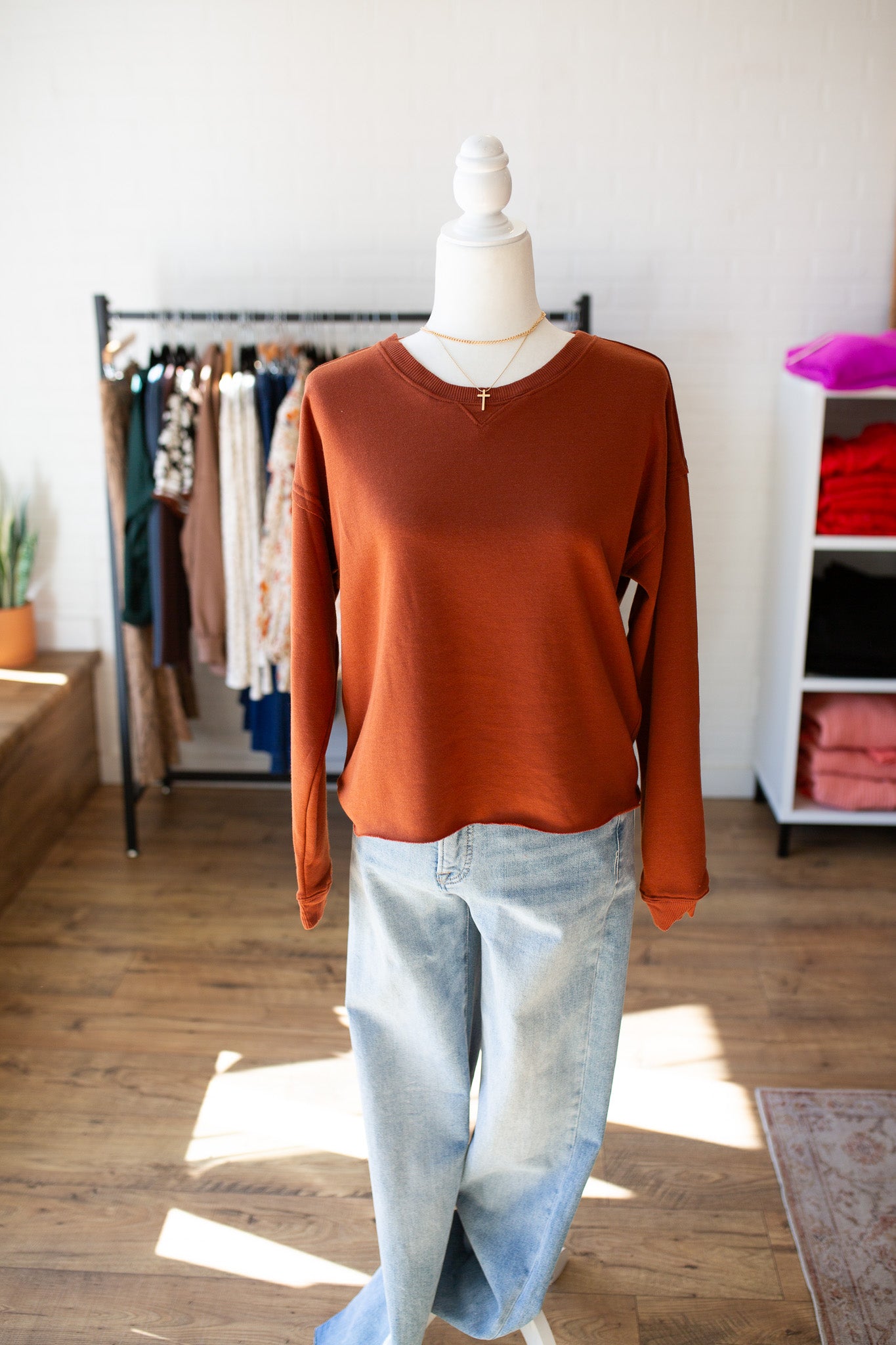 Brick French Terry Top