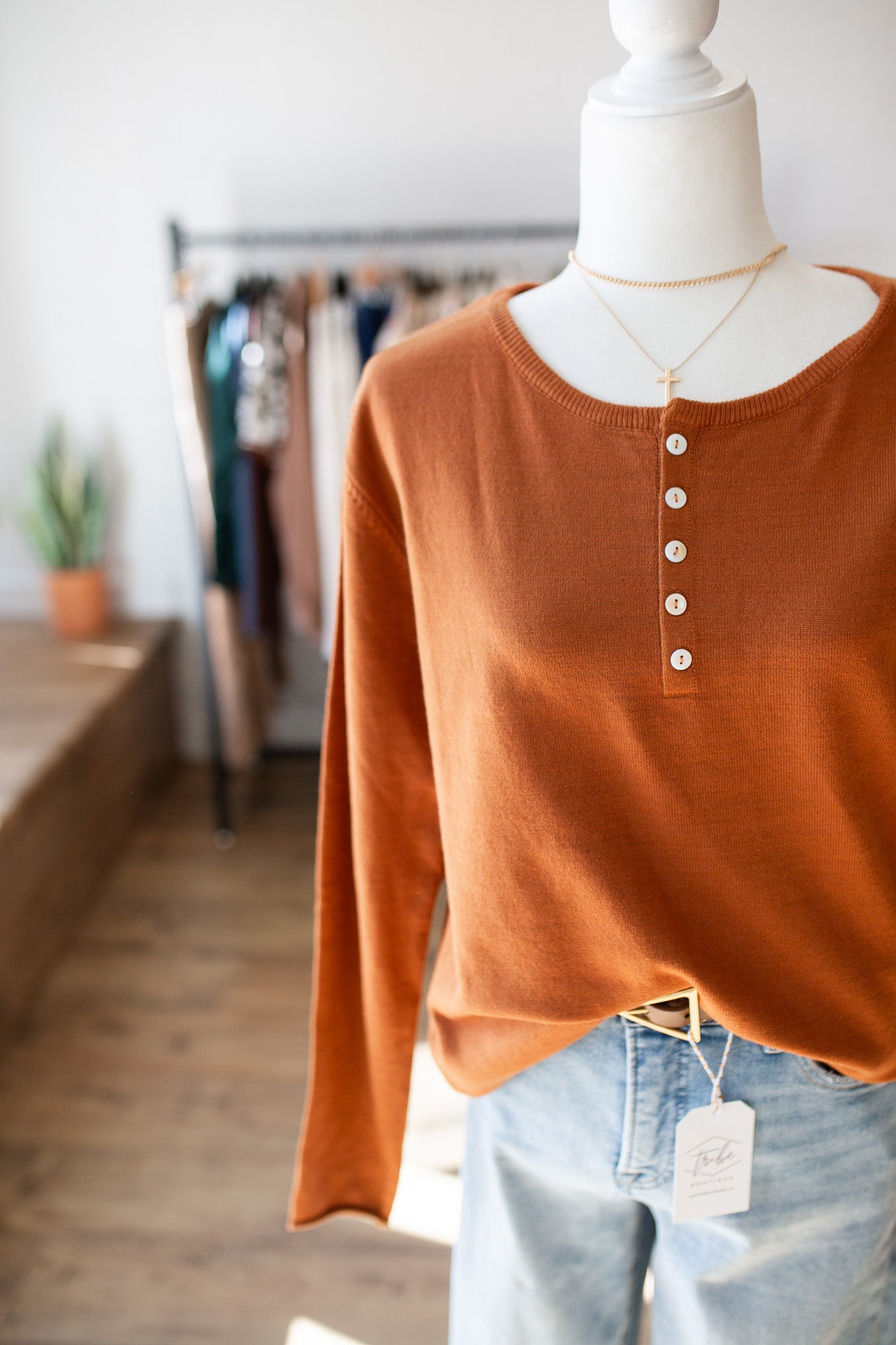 Amber Henley Sweater