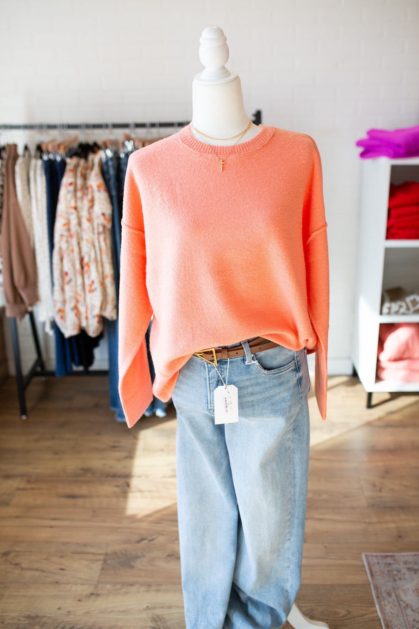 Salmon Pink Sweater