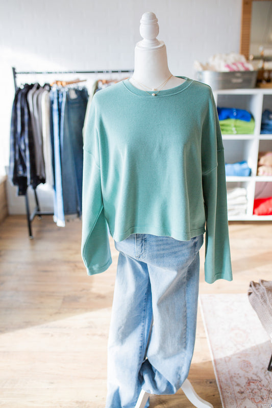 Guava/Pistachio Pullover