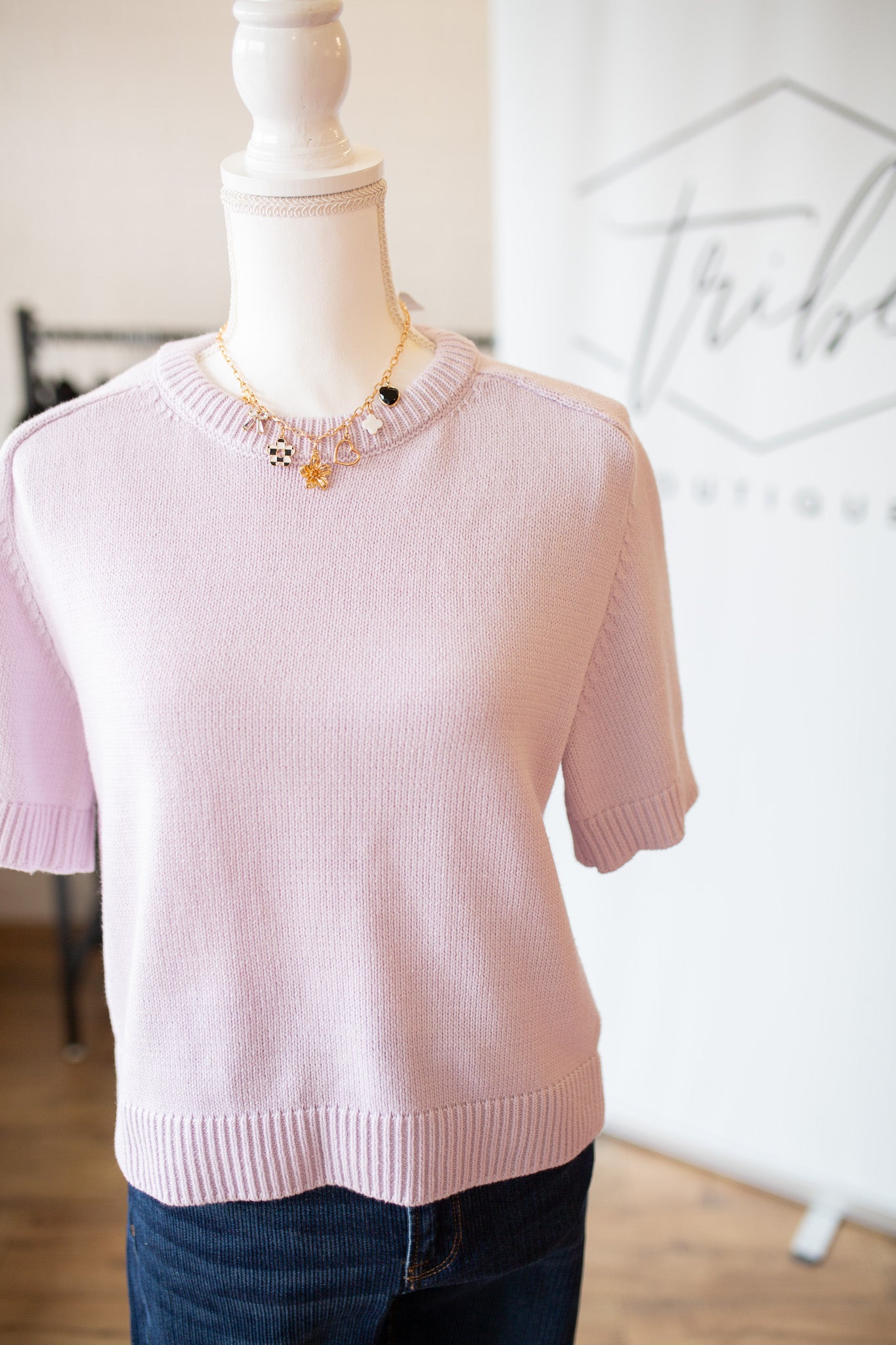 Lavender Year Round Sweater Top