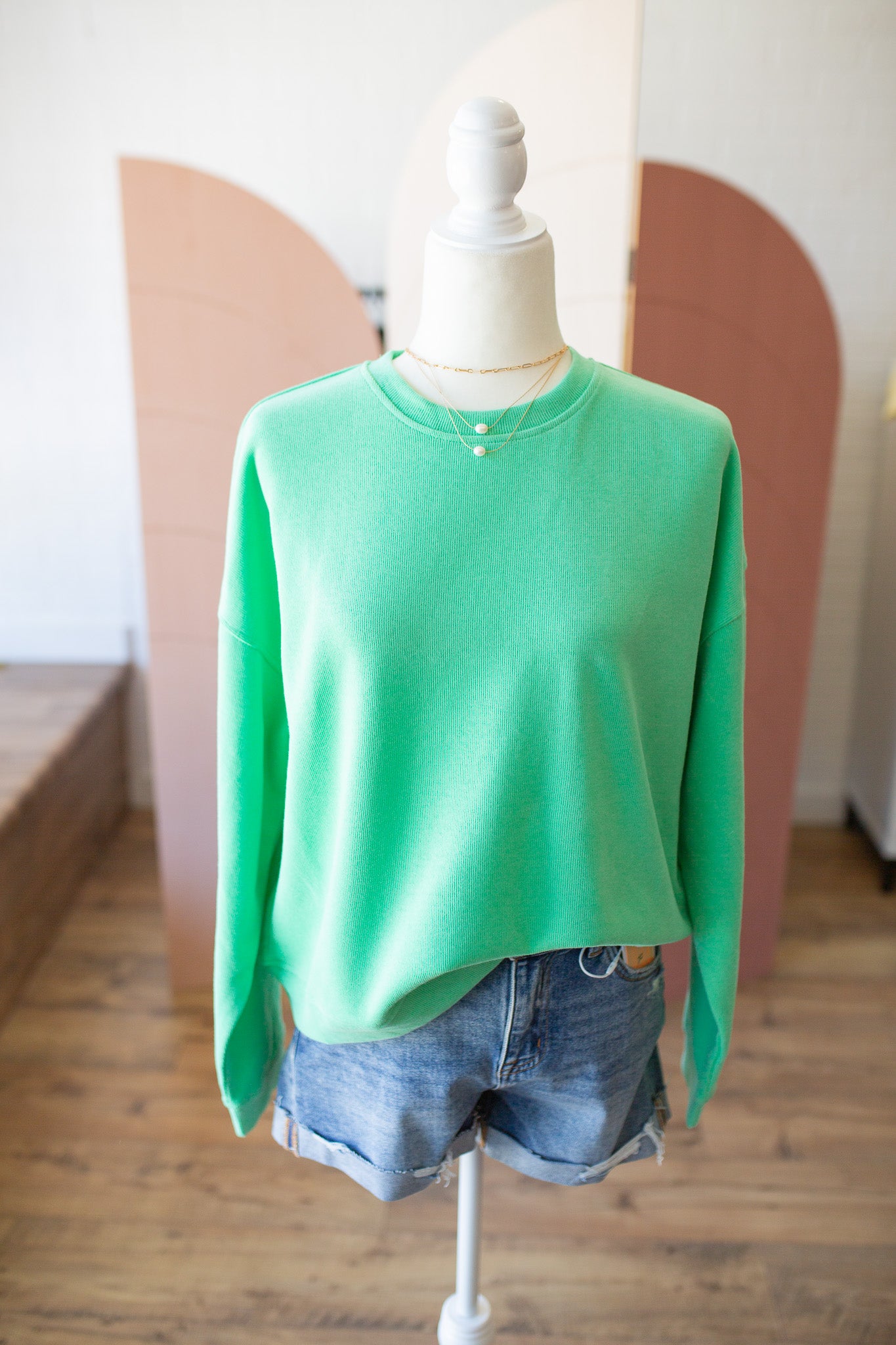 Spring Green Pullover