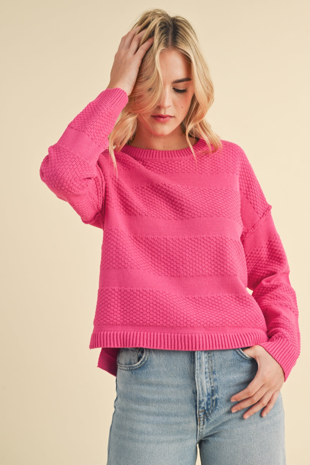 Punch Pink Sweater