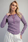 Sugar Plum Striped Henley