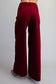 Crimson Corduroy Pants
