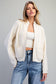 Snow Latte Zip Cardi