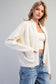 Snow Latte Zip Cardi