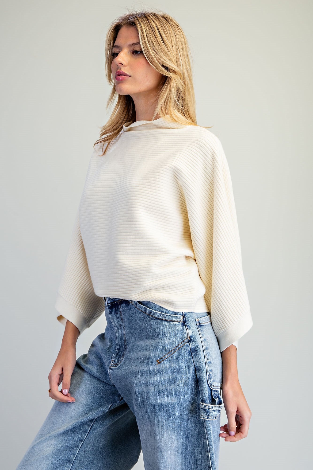 Vanilla Ribbed Sweater