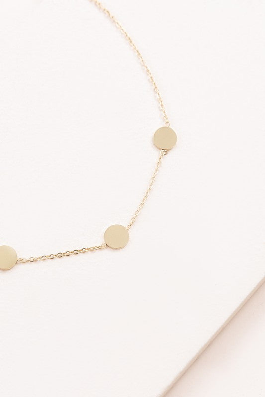 Gold Disc Anklet