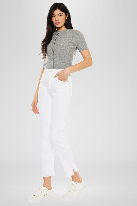 Kancan White Slim Straight
