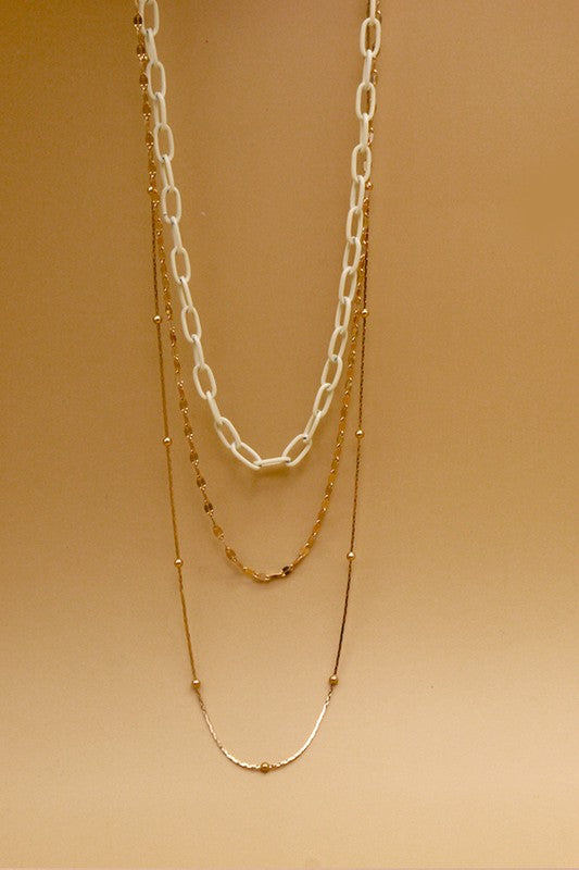 Joss Free Layered Link Necklace
