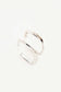 Silver Angular Hoops