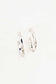 Silver Angular Hoops