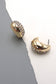 Rhinestone Moon Hoops