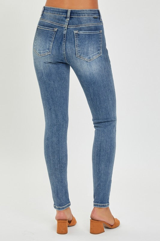 Mid-Rise Ankle Skinny Clean Risen