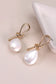 Wired Knot Pearl Earrings