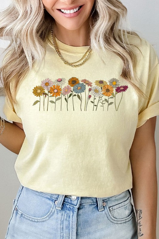 Butter Wildflowers Tee