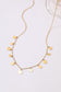 Gold Disc Necklace