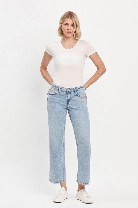 Vervet Mid-Rise Dad Jeans